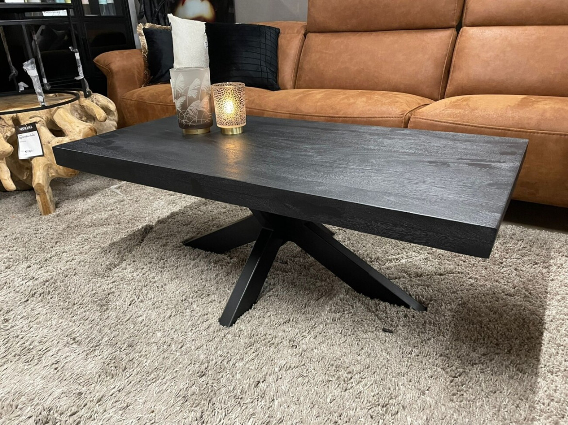 Mokana Furniture Couchtisch mango rechteckig schwarz